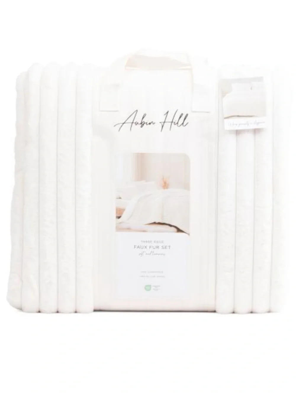Anbin Hill THREE PIECE FAUX FUR COMFORTER SET